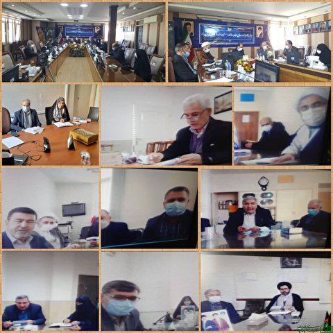 جلسه فصلی مسئولین ستادهای عتبات عالیات شهرستانهای تابعه استان مرکزی