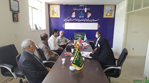 دیدار اعضای اتحادیه صنف پوشاک شهرستان اراک با مسئولین ستاد